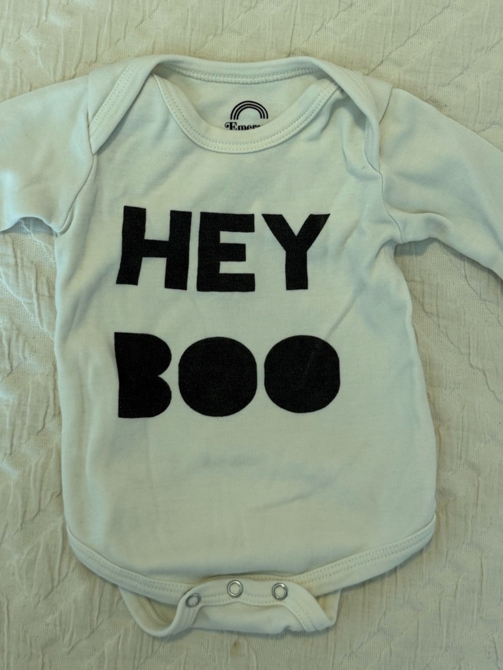 Emerson and Friends White Onesie Bodysuit